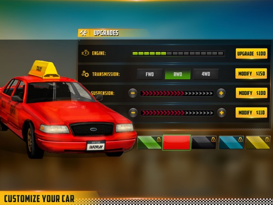 HQ Taxi Driving 3D iPad screenshot