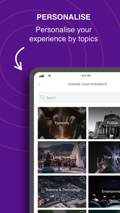 Briephly: Micro stories & news Screenshot