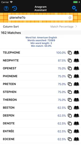 Game screenshot Anagram & Crossword Assistant apk