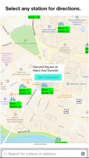 bike stations boston iphone screenshot 2