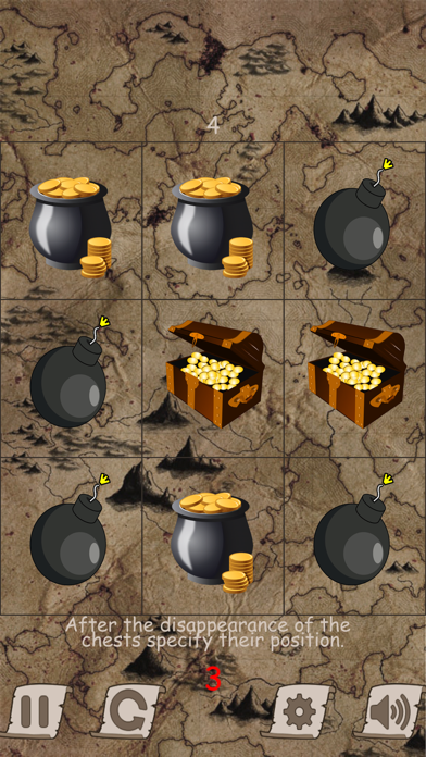 Treasure Island Memory Trainer Screenshot