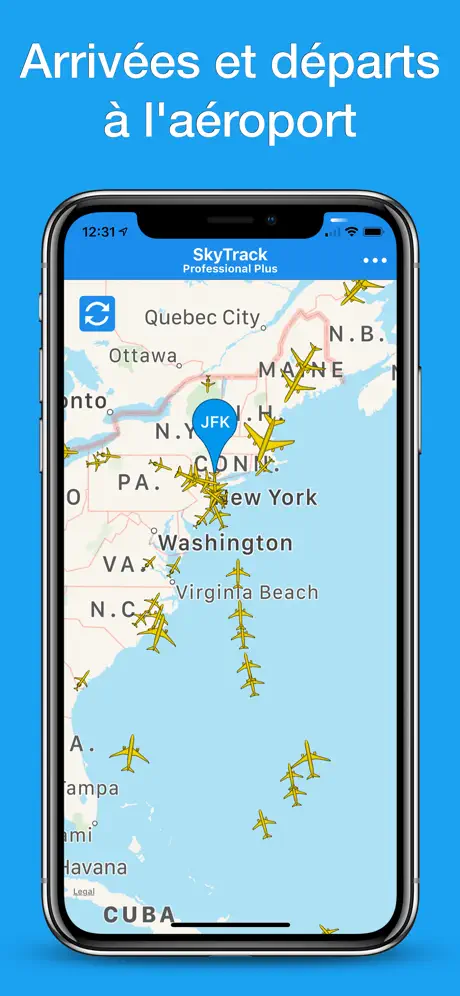 SkyTrack | Flight Radar fly 24