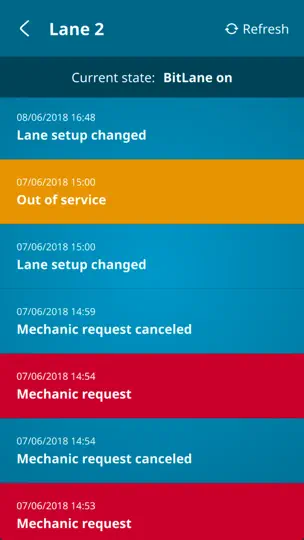 Captura de pantalla de Bowling Lanes Control en iPhone 2