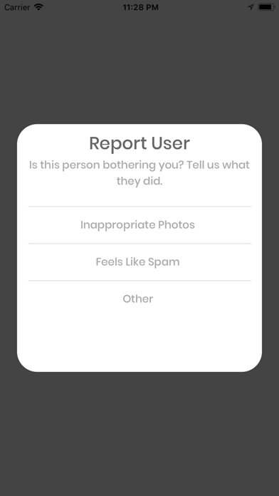 Strap Dating App iPhone screenshot
