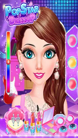 Game screenshot Pop Star Girls Salon Dress Up apk