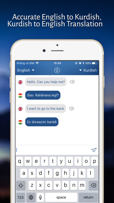 Kurdish English Dictionary + Screenshot