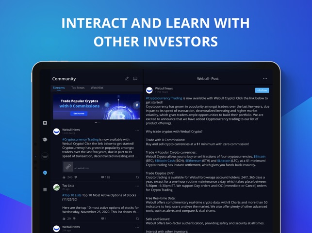 Webull Investing Trading On The App Store