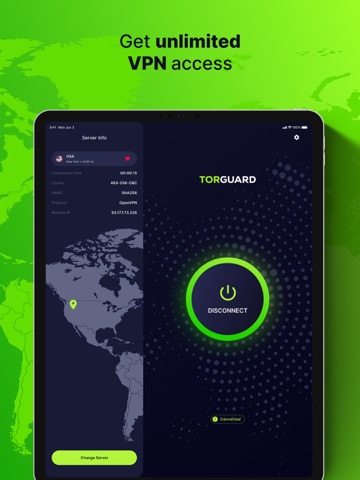Private & Secure VPN: TorGuardのおすすめ画像1