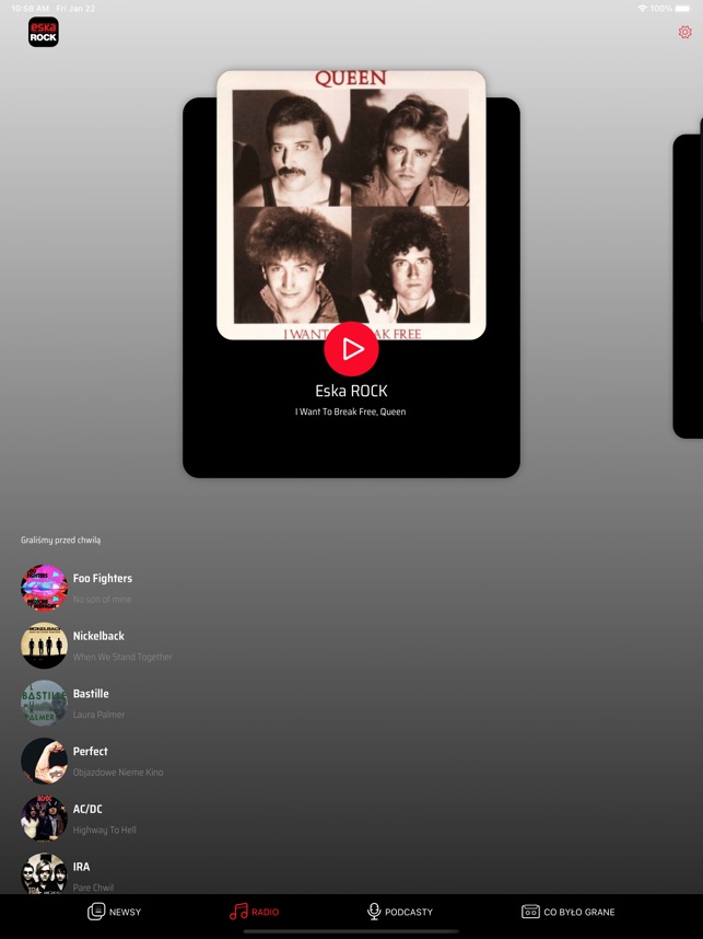 Eska ROCK – radio internetowe on the App Store