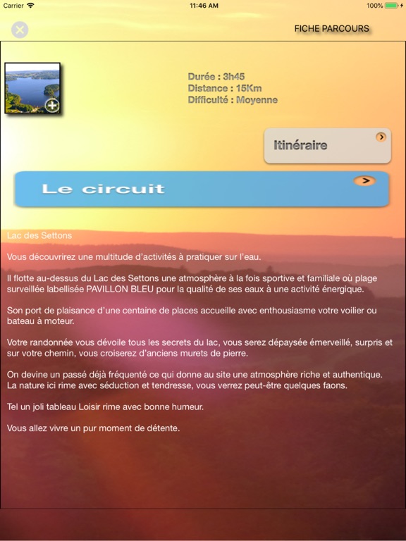 Screenshot #5 pour Rando Lacs du Morvan