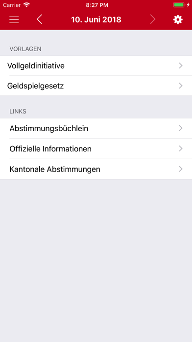 SwissVote iPhone screenshot 3 - Reference app