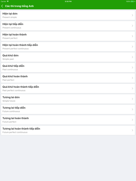 Screenshot #5 pour Công thức Ngữ pháp tiếng Anh