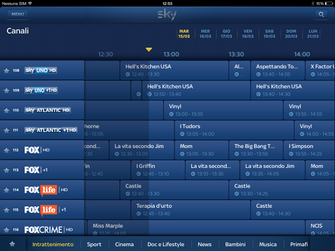 Sky Guida TV HD screenshot 4