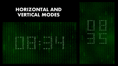 Hacker Clock - Green Matrix