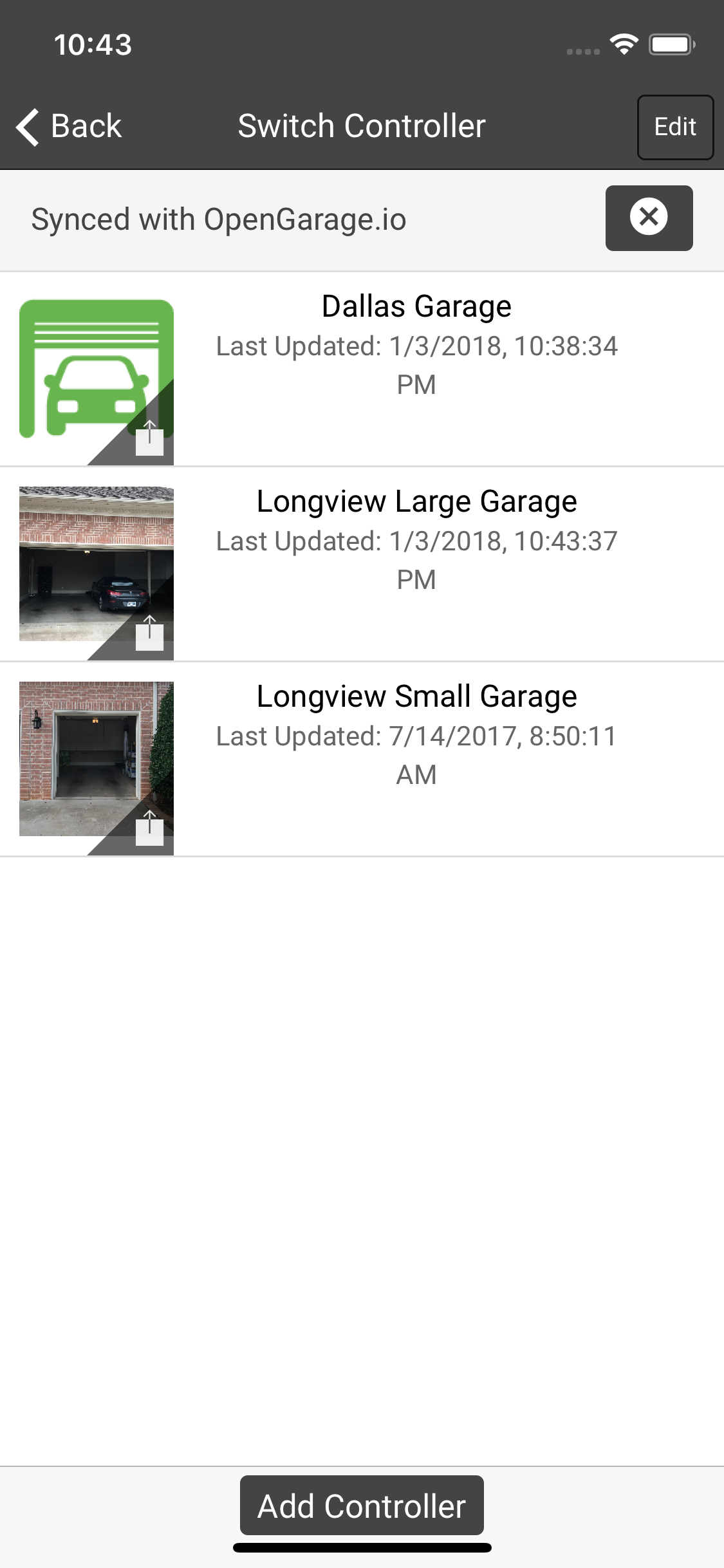 OpenGarage screenshot 3