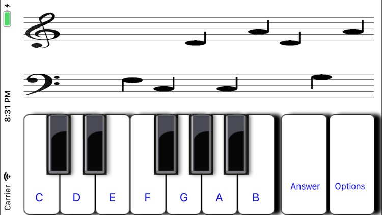 ¼ learn sight read music tutor