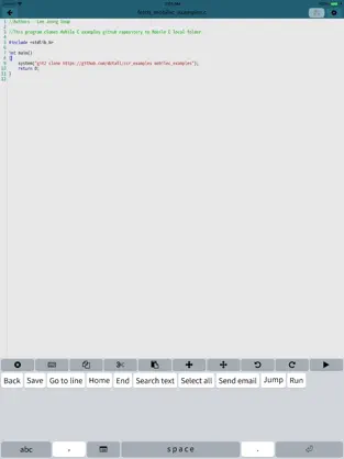 Captura de Pantalla 3 Móvil C [ C/C++ Compiler ] iphone