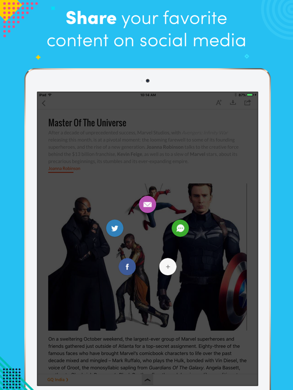 GQ Magazine (India) iPad screenshot 5 - Lifestyle app