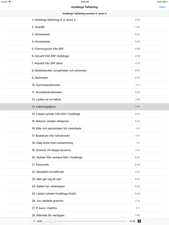 Screenshot #6 pour Huddinge Taltidning