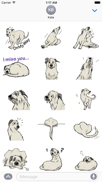 Irish Wolfhound Dog Sticker