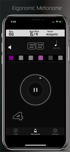 ‎Chroma Tuner & Metronome Screenshot