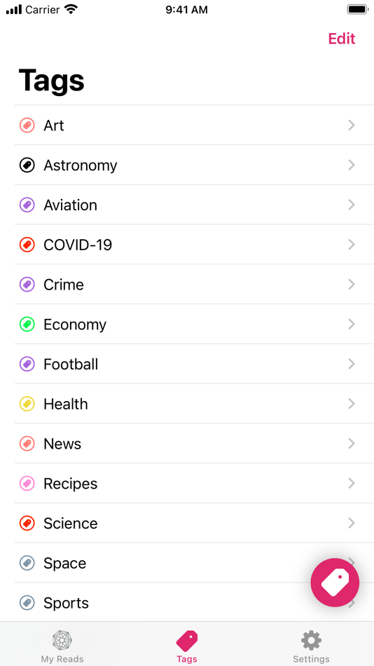 #2. My Reads (macOS) 由: Bean's Bytes, LLC