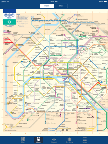 Paris Offline Map, Metro Air screenshot 3