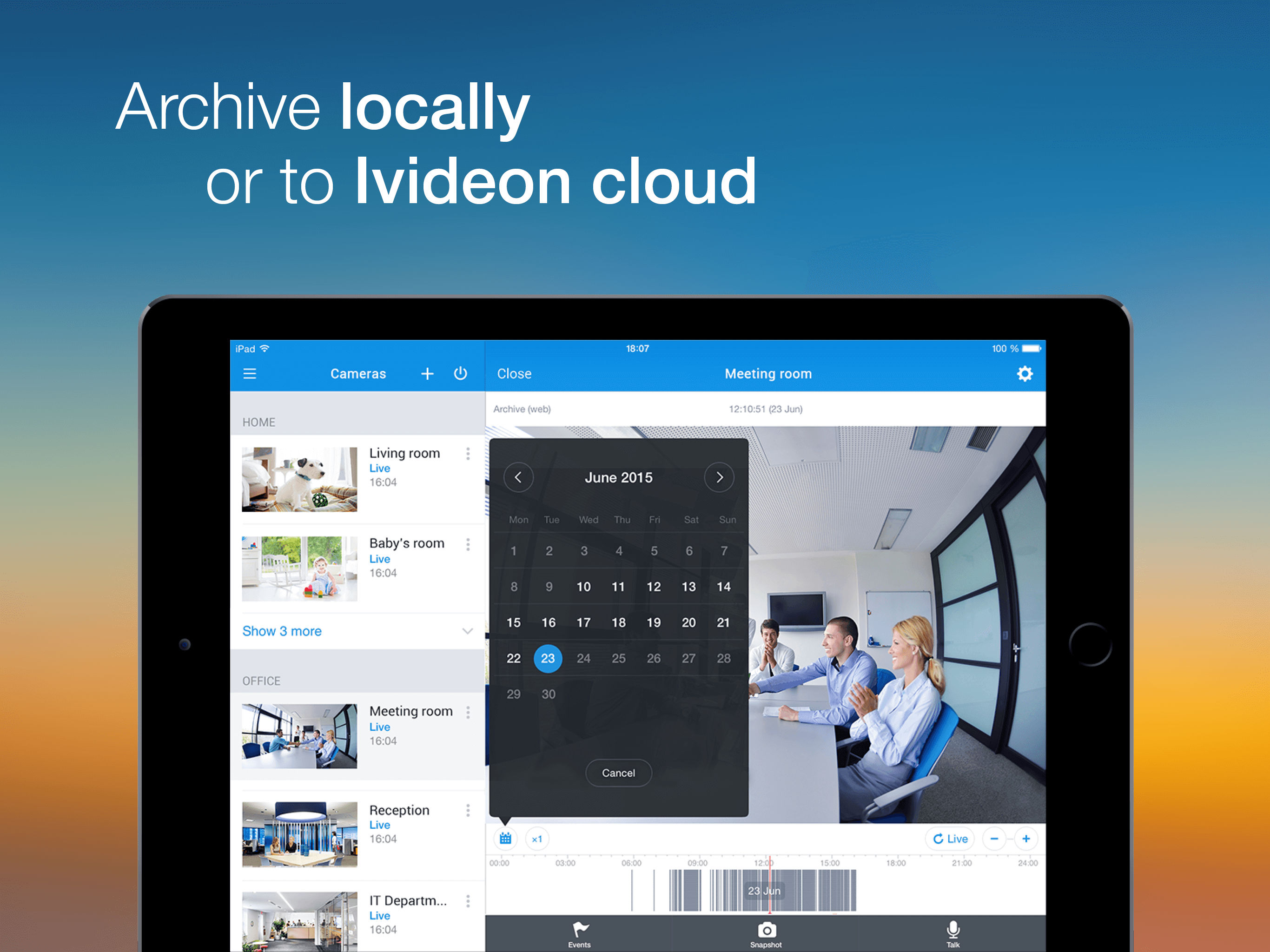 Video Surveillance Ivideon