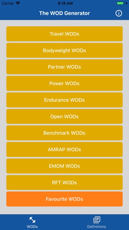 WOD Generator