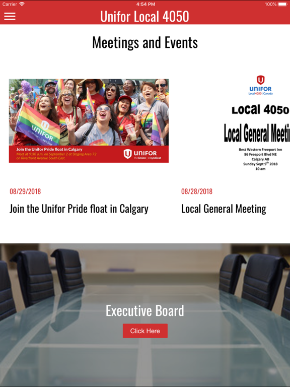 Screenshot #4 pour Unifor Local 4050