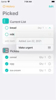 picked - shopping & checklist iphone screenshot 3