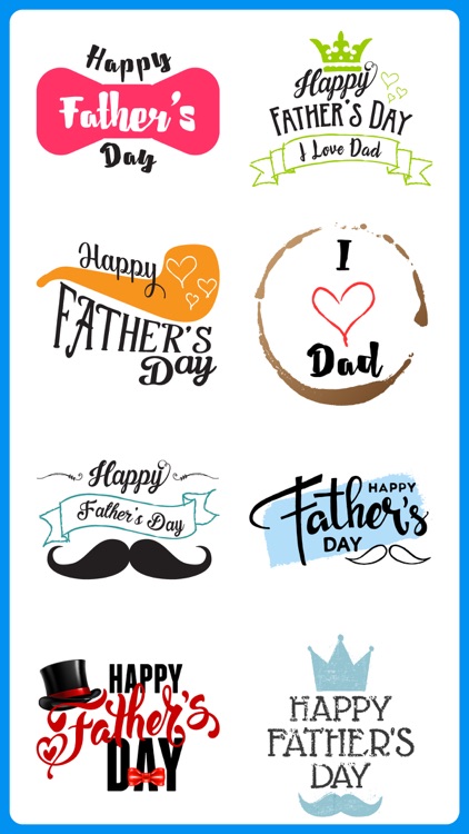 Happy Father's Day Sticker App