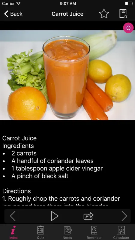 Juice Recipes Encyclopedia screenshot 4 of 8