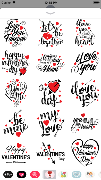 Love Stickers Valentine's Days Screenshot