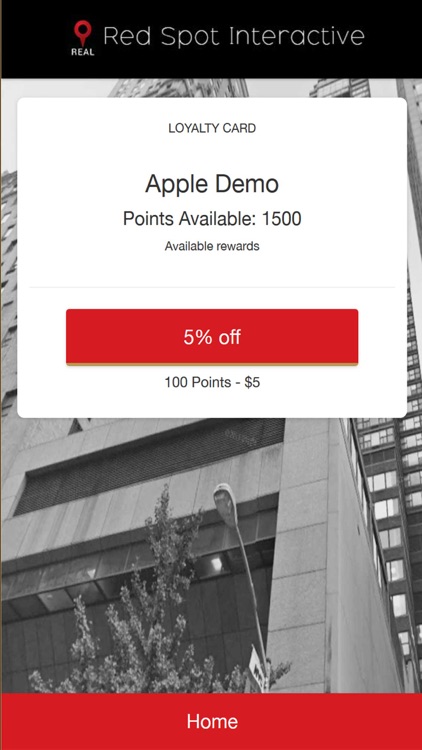 Red Spot Loyalty App