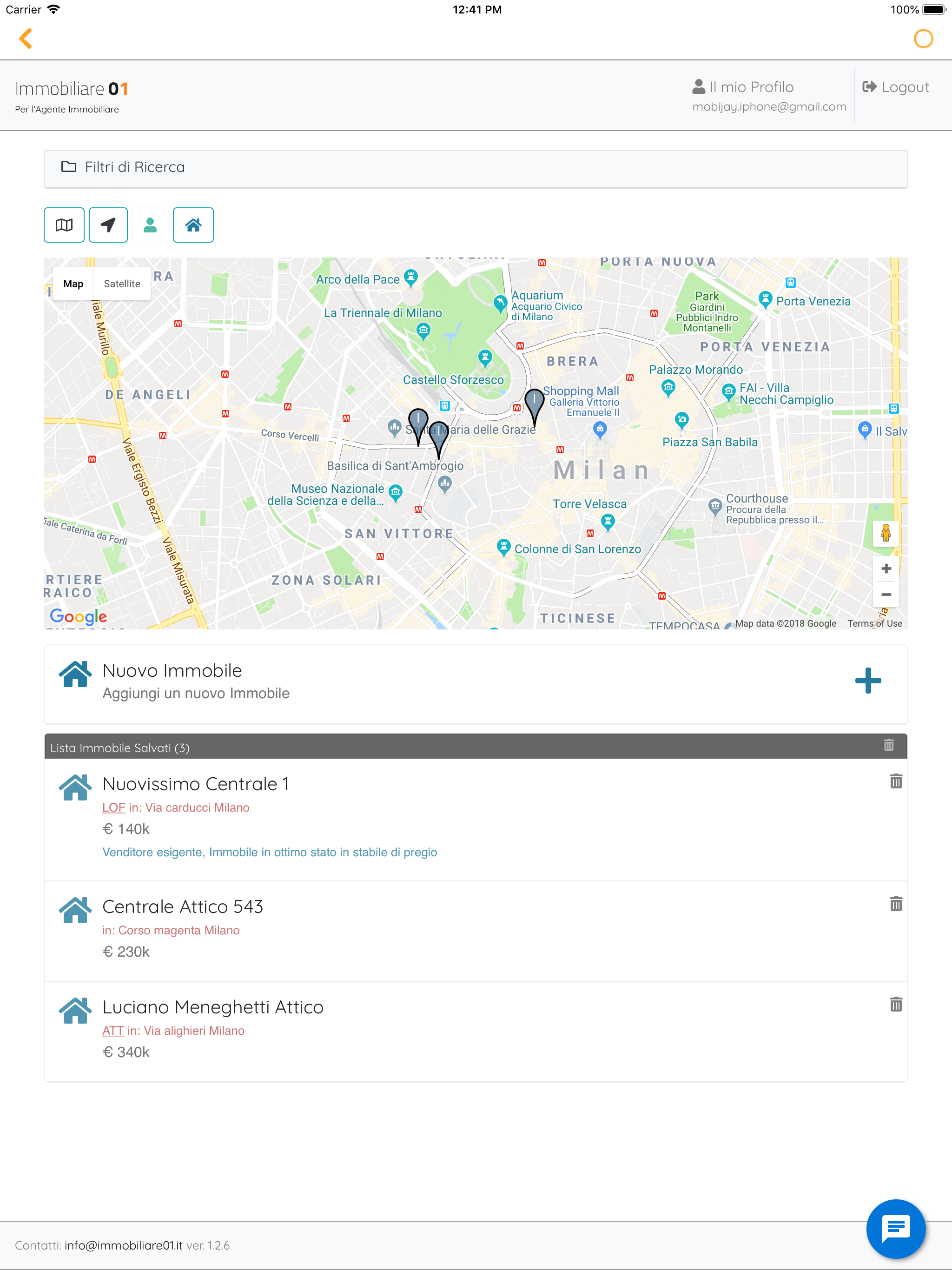 Immobiliare 01 - App x Agente