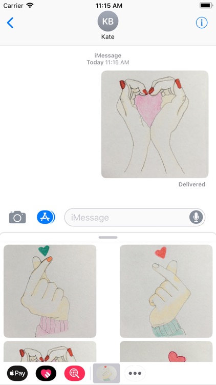 Heart Shaker : finger heart