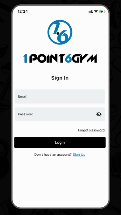 1Point6Gym Screenshot