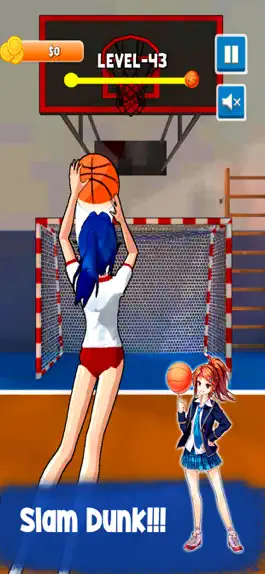 Game screenshot Anime School Basketball Dunk hack