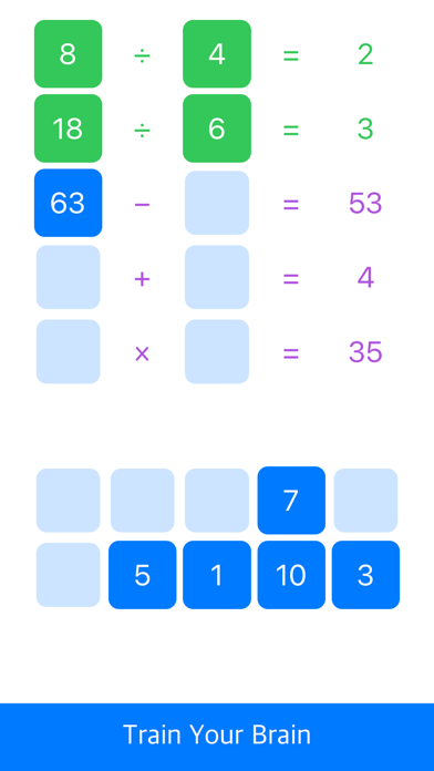 Math Games - Mental Arithmetic Screenshot