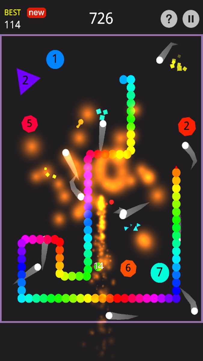 Bounce Snake Hit Block official gameplay screenshot 7