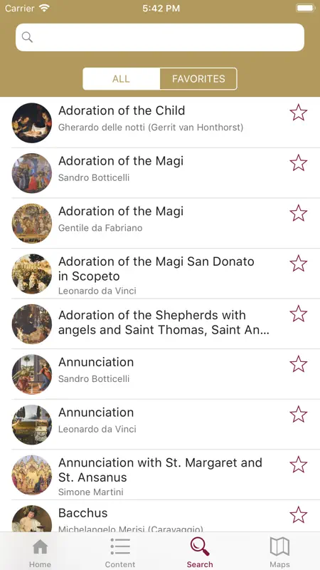 Uffizi Gallery screenshot 7 of 7