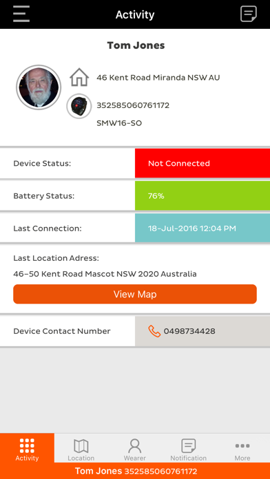 mCareWatch Screenshot