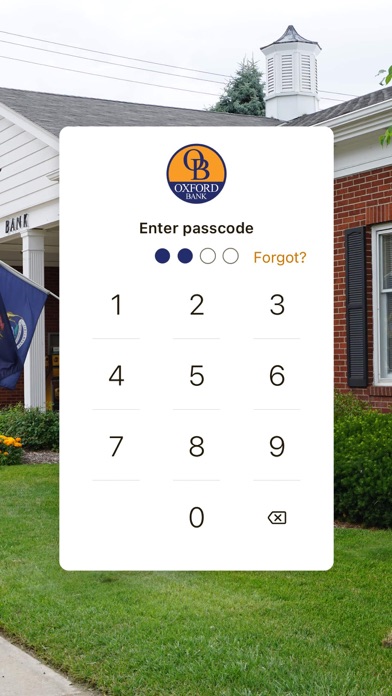 Oxford Bank Mobile Screenshot