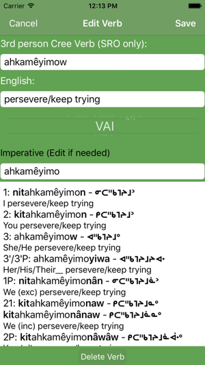 Cree Conjugation(圖3)-速報App