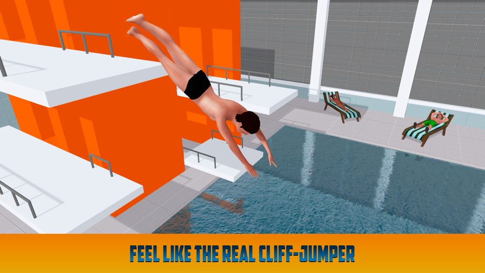 #1. Cliff Flip Diving Swimming Sim (iOS) 由: Tayga Games OOO
