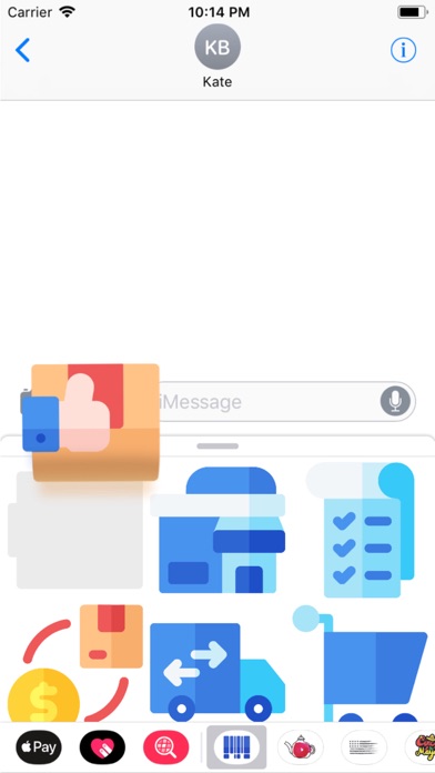 How to cancel & delete Shopping and Retail Stickers from iphone & ipad 2