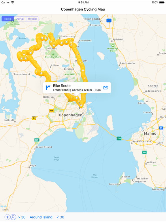 Screenshot #6 pour Copenhagen Cycling Map