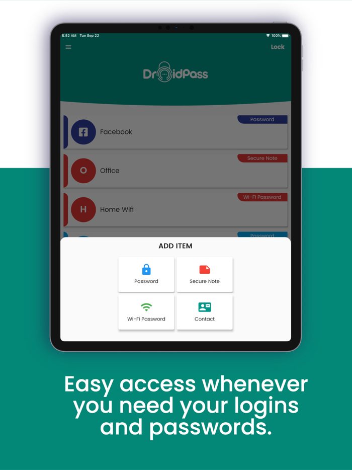 DroidPass Password Manager