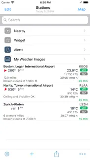 aeroweather lite iphone screenshot 1